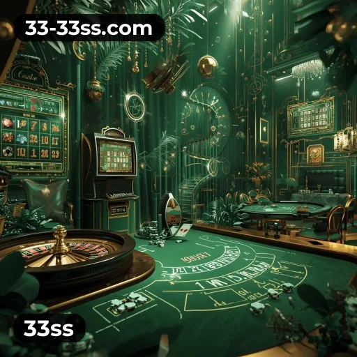 33ss App home screen with mobile slots and casino categories